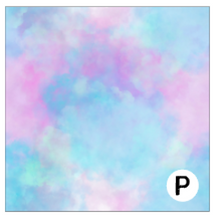 Load image into Gallery viewer, Printed Vinyl &amp; HTV Cotton Candy Patterns 12 x 12 inch sheet
