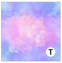 Load image into Gallery viewer, Printed Vinyl &amp; HTV Cotton Candy Patterns 12 x 12 inch sheet