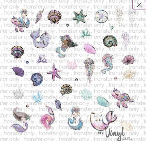 Sticker Sheet MERMAIDS, PLEASE Full Sheet