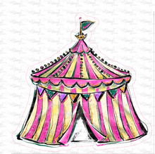 Load image into Gallery viewer, Waterslide Decal 15A Pink Circus Tent