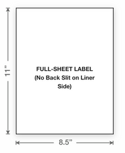 Load image into Gallery viewer, My Vinyl Cut Brand White Matte Sticker Paper for inkjet and laser home desktop printers 100 pk