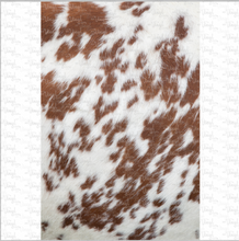 Load image into Gallery viewer, Printed Vinyl &amp; HTV BROWN AND WHITE COWHIDE