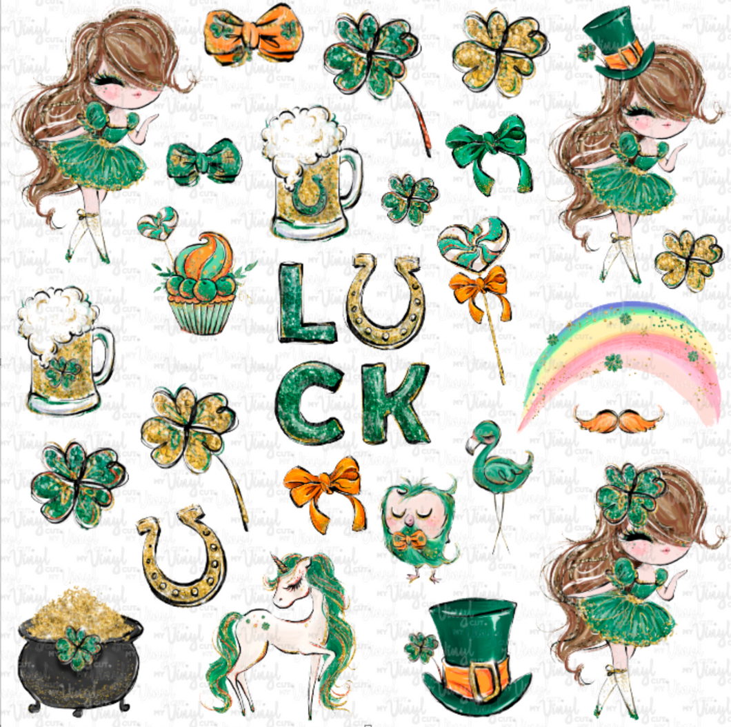 Waterslide Sheet St. Patrick's Day