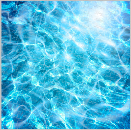 Printed Vinyl & HTV Pool Water Pattern