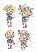 Load image into Gallery viewer, Waterslide Sheet Gardening Theme