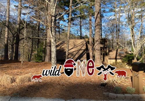 Yard Art Wild One Birthday RENTAL