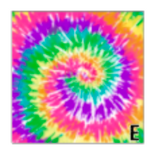 Load image into Gallery viewer, Printed Heat Transfer Vinyl HTV TIE DYE Rainbow