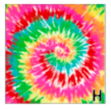 Load image into Gallery viewer, Printed Heat Transfer Vinyl HTV TIE DYE Rainbow