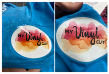 Load image into Gallery viewer, Stahls Clear Heat Transfer Vinyl HTV 12 x 18 inch sheets Gloss or Matte THIS IS NOT PRINTABALE