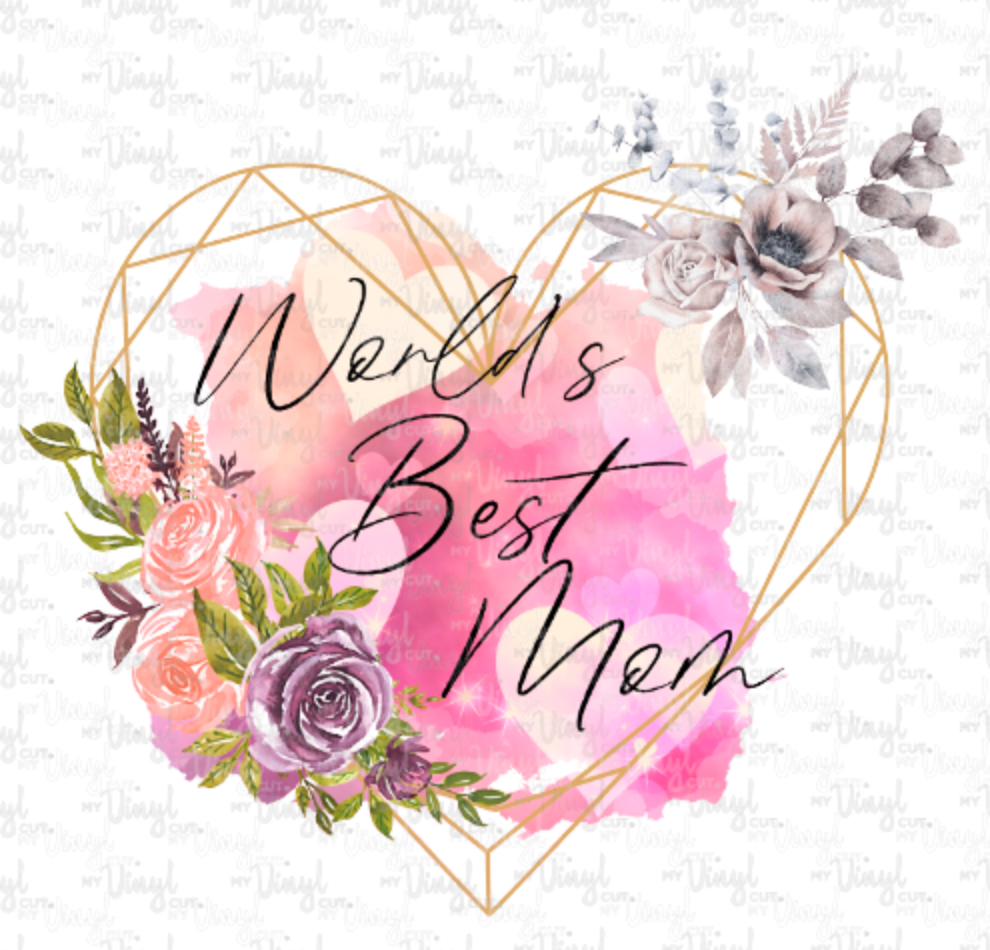 Waterslide Decal World's Best Mom