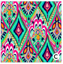 Load image into Gallery viewer, Printed HTV LILY FLORAL Heat Transfer Vinyl 12 x 12 inch sheet