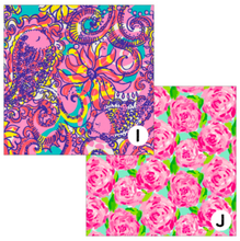 Load image into Gallery viewer, Printed HTV LILY FLORAL Heat Transfer Vinyl 12 x 12 inch sheet