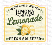 Load image into Gallery viewer, Sticker 9A When Life Gives You Lemons Make Lemonade