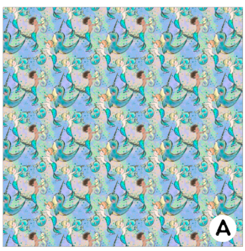 Printed Adhesive Vinyl MER-DAD Patterned Vinyl 12 x 12 sheet