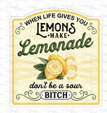 Load image into Gallery viewer, Sticker 9A When Life Gives You Lemons Make Lemonade NSFW