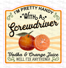 Load image into Gallery viewer, Sticker 9E I'm Handy With a Screwdriver