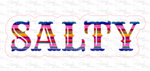Load image into Gallery viewer, Sticker 1J Serape Salty with White Offset