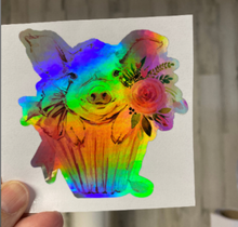 Load image into Gallery viewer, Sticker 47K Pig Cupcake
