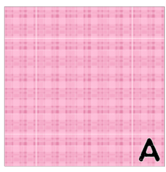 Printed Adhesive Vinyl SOFT PINK PLAID Patterned Vinyl 12 x 12 sheet
