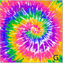 Load image into Gallery viewer, Printed Adhesive Vinyl TIE DYE RAINBOW Patterned Vinyl 12 x 12 sheet