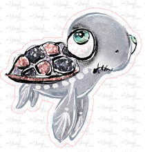Load image into Gallery viewer, Sticker 19N Halloween Sea Turtle