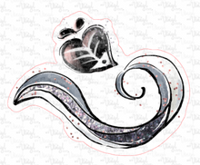 Load image into Gallery viewer, Sticker 19L Halloween Fish with Wave