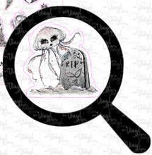 Load image into Gallery viewer, Sticker Sheet 39 Set of little planner stickers Halloween Mermaids