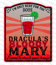 Load image into Gallery viewer, Sticker 16-I Dracula's Bloody Mary