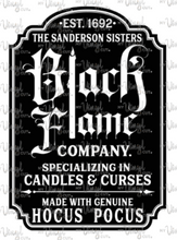 Load image into Gallery viewer, Sticker or Waterslide Decal 16C Black Flame Label Dark Color