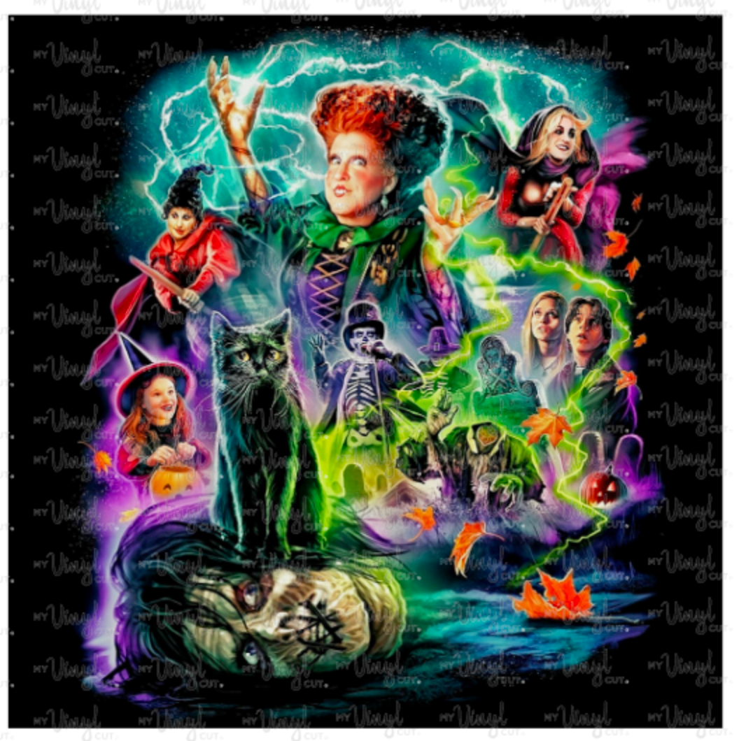 Waterslide Decal Hocus Pocus