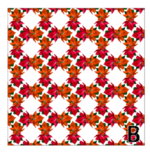 Load image into Gallery viewer, Printed Vinyl Christmas Poinsettia Print Choose HTV Adhesive Vinyl
