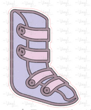 Load image into Gallery viewer, Sticker |  | Ankle Brace | Waterproof Vinyl Sticker | White | Clear | Permanent | Removable | Window Cling | Glitter | Holographic
