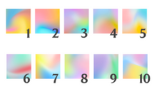 Load image into Gallery viewer, Printed Adhesive Vinyl Gradient Pattern ONE 12 x 12 inch sheet 50 to choose from