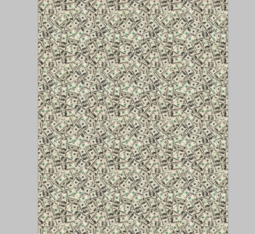 4 foot roll: Printed Vinyl & HTV Cash Money Pattern