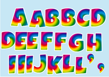 Load image into Gallery viewer, Yard Art 21 inch tall Alphabet and numbers Complete Set for your lawn signs 71 pieces