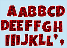 Load image into Gallery viewer, Yard Art 21 inch tall Alphabet and numbers Complete Set for your lawn signs 71 pieces