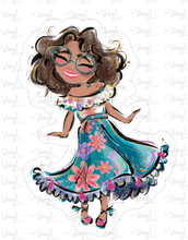 Load image into Gallery viewer, Sticker | 42B | Mirabel | Waterproof Vinyl Sticker | White | Clear | Permanent | Removable | Window Cling | Glitter | Holographic