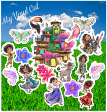 Load image into Gallery viewer, Yard Art Hola Casita Theme 17 pc Set Birthday Lawn Lettering PURCHASE Outdoor Party Decorations