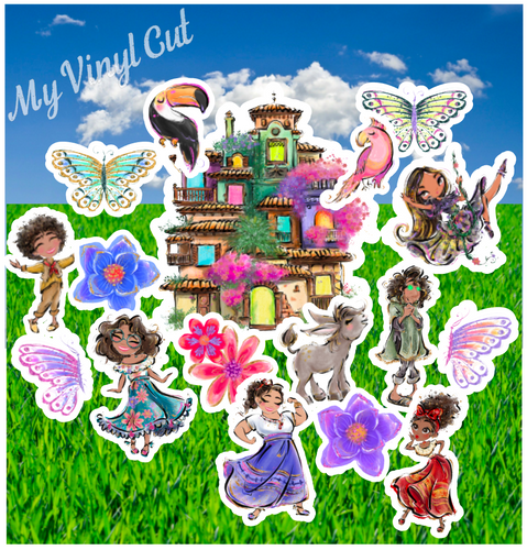 Yard Art Hola Casita Theme 17 pc Set Birthday Lawn Lettering PURCHASE Outdoor Party Decorations