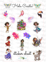 Load image into Gallery viewer, Sticker Sheet 52 Set of little planner stickers Hola Casita