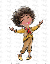 Load image into Gallery viewer, Sticker | 42G | Antonio | Waterproof Vinyl Sticker | White | Clear | Permanent | Removable | Window Cling | Glitter | Holographic