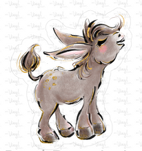 Load image into Gallery viewer, Sticker | 42H | Donkey | Waterproof Vinyl Sticker | White | Clear | Permanent | Removable | Window Cling | Glitter | Holographic