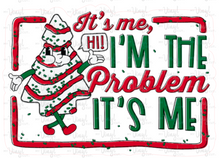 Load image into Gallery viewer, Sticker | 56N | Christmas Tree Snack Cake| Waterproof Vinyl Sticker | White | Clear | Permanent | Removable | Window Cling | Glitter | Holographic