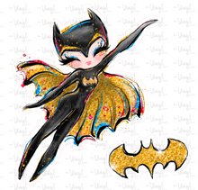 Load image into Gallery viewer, Sticker | 65O | SUPER HERO GIRL | Waterproof Vinyl Sticker | White | Clear | Permanent | Removable | Window Cling | Glitter | Holographic