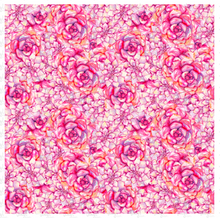 Load image into Gallery viewer, Printed Vinyl, HTV, Waterslide Sheet Pink Succulents