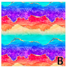 Load image into Gallery viewer, Printed Vinyl &amp; HTV Rainbow Agate Patterns 12 x 12 inch sheet