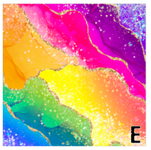 Load image into Gallery viewer, Printed Vinyl &amp; HTV Rainbow Agate Patterns 12 x 12 inch sheet