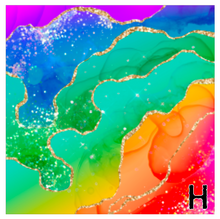 Load image into Gallery viewer, Printed Vinyl &amp; HTV Rainbow Agate Patterns 12 x 12 inch sheet