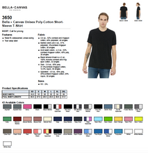 Load image into Gallery viewer, Bella Canvas Poly-Cotton Short Sleeve