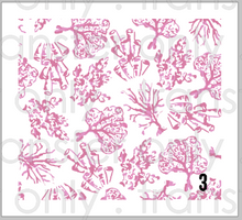 Load image into Gallery viewer, Printed HTV PREPPY PINK AND GREEN Pattern Heat Transfer Vinyl 12 x 12 inch sheet